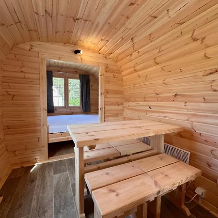 Naturcamping Lüneburger Heide - Chalets&Tiny Häuser Soltau Exterior foto